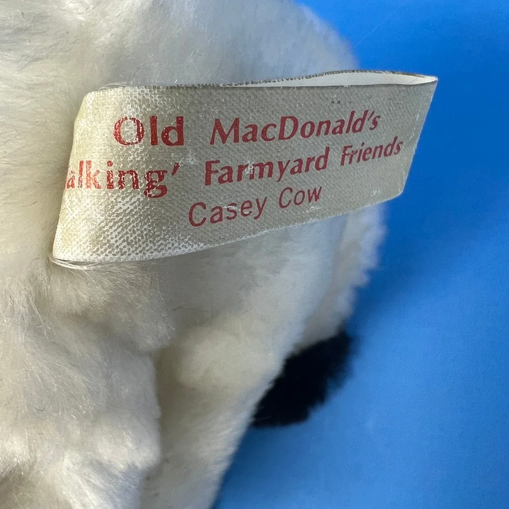 Old Macdonald's Farmyard Friends Stuffed Animals Lot Pig‎ Cow Rooster 1993